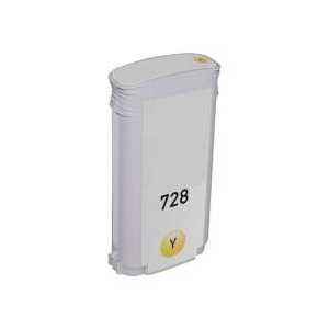 Remanufactured HP 728XL Yellow ink cartridge, F9J65A - High Yield