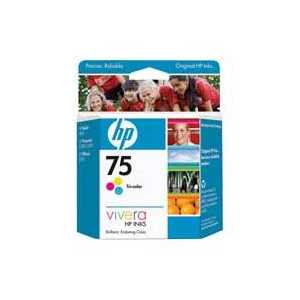 Original HP 75 ink cartridge, CB337WN