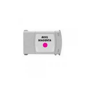 Remanufactured HP 80 350-ml Magenta ink cartridge, C4847A