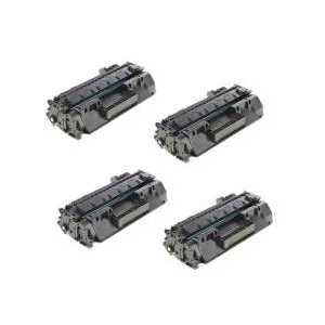 Compatible HP 80X toner cartridges, CF280X - High Yield - 4 pack