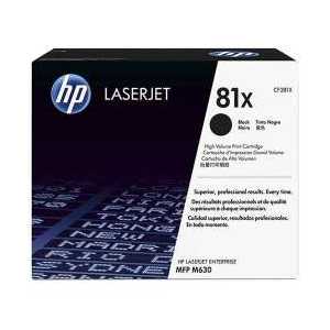 Original HP 81X Black toner cartridge, High Yield, CF281X, 25000 pages