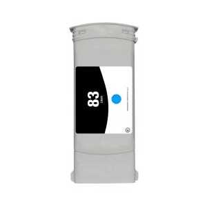 Remanufactured HP 83 Cyan ink cartridge, C4941A