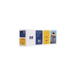 Original HP 83 Yellow ink cartridge, C4943A