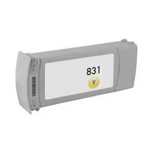 Compatible HP 831A Yellow latex ink cartridge, CZ685A