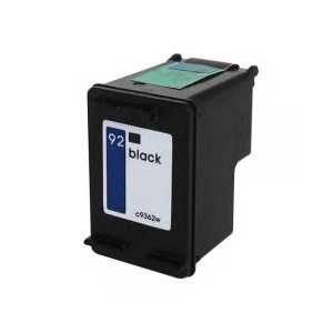 Remanufactured HP 92 Black ink cartridge, C9362WN