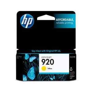 Original HP 920 Yellow ink cartridge, CH636AN