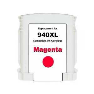 Premium Remanufactured HP 940XL Magenta ink cartridge, C4908AN - High Yield - USA Made