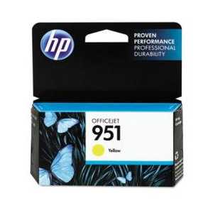 Original HP 951 Yellow ink cartridge, CN052AN