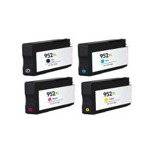 Remanufactured HP 952XL ink cartridges - High Yield - 4 pack