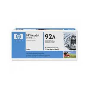 Original HP 92A Black toner cartridge, C4092A, 2500 pages