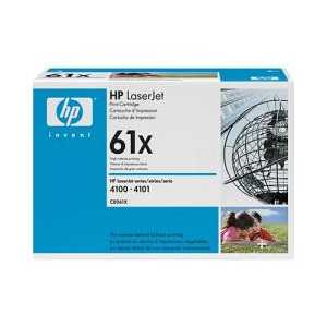 Original HP 61X Black toner cartridge, High Yield, C8061X, 10000 pages