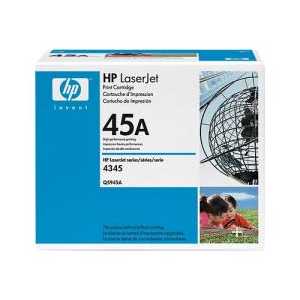 Original HP 45A Black toner cartridge, Q5945A, 18000 pages