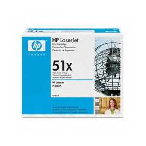 Original HP 51X Black toner cartridge, High Yield, Q7551X, 13000 pages