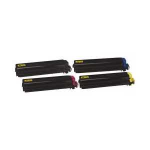 Compatible Kyocera Mita TK-522K, TK-522C, TK-522M, TK-522Y toner cartridges, 4 pack 