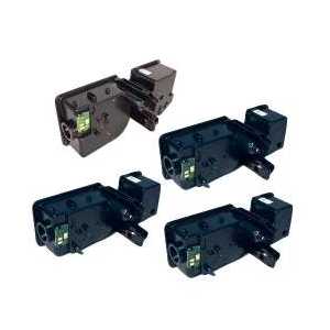 Compatible Kyocera Mita TK-5242K, TK-5242C, TK-5242M, TK-5242Y toner cartridges, 4 pack