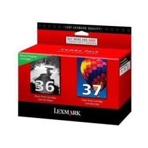 Original Lexmark 36, 37 ink cartridges, 18C2229 - 2 pack