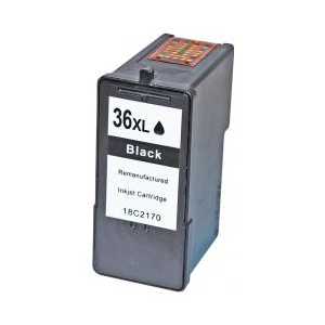 Remanufactured Lexmark 36XL Black ink cartridge, 18C2190, 18C2170 - High Yield