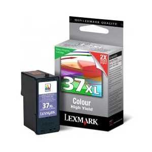 Original Lexmark #37XL Color ink cartridge, 18C2180 - High Yield