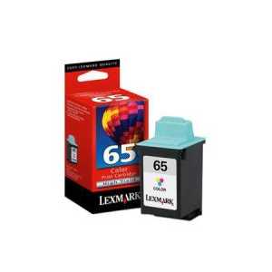 Original Lexmark #65 Color ink cartridge, 16G0065