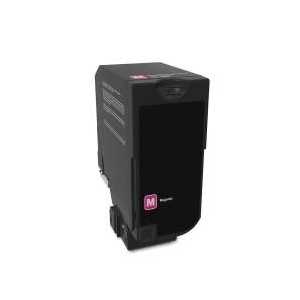 Remanufactured Lexmark 74C1SM0 Magenta toner cartridge, 7000 pages