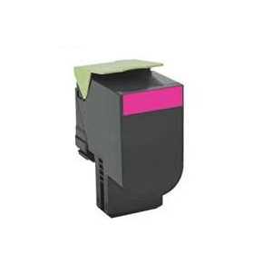 Remanufactured Lexmark 80C1HM0 Magenta toner cartridge, 3000 pages