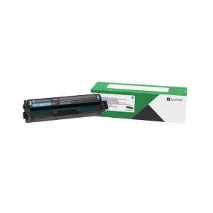 Original Lexmark C3210C0 Cyan toner cartridge, 1500 pages