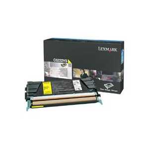 Original Lexmark C5222YS Yellow toner cartridge, 3000 pages