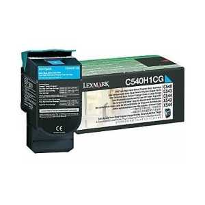 Original Lexmark C540H1CG Cyan toner cartridge, High Yield, 2000 pages