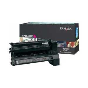 Original Lexmark C780A2MG Magenta toner cartridge, 6000 pages