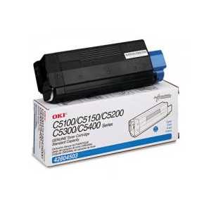 Original OKI 42804503 Cyan toner cartridge, 3000 pages