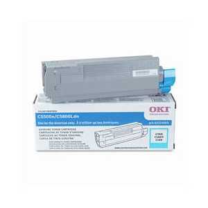 Original OKI 43324403 Cyan toner cartridge, 5000 pages