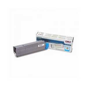 Original OKI 43324468 Cyan toner cartridge, 4000 pages