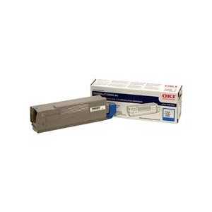 Original OKI 43381903 Cyan toner cartridge, 2000 pages