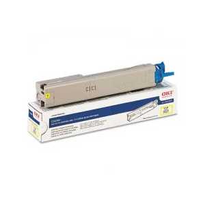 Original OKI 43459301 Yellow toner cartridge, 2000 pages