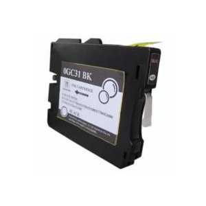 Compatible Ricoh GC31BK Black gel ink cartridge, 405688