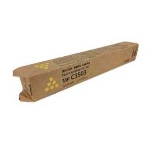 Original Ricoh 841814 Yellow toner cartridge, 18000 pages