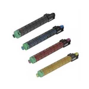 Compatible Ricoh 821181, 821184, 821183, 821182 toner cartridges, Type SPC830DNHA, 4 pack