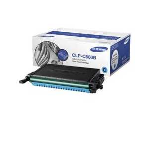 Original Samsung CLP-C660B Cyan toner cartridge, 5000 pages