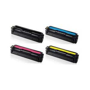 Compatible Samsung CLT-K606S, CLT-C606S, CLT-M606S, CLT-Y606S toner cartridges, 4 pack